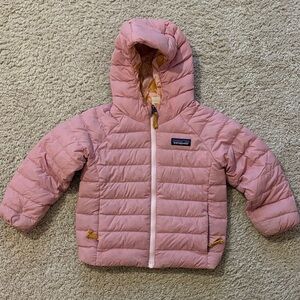 Patagonia Toddler Reversible Down Sweater Jacket with Hood